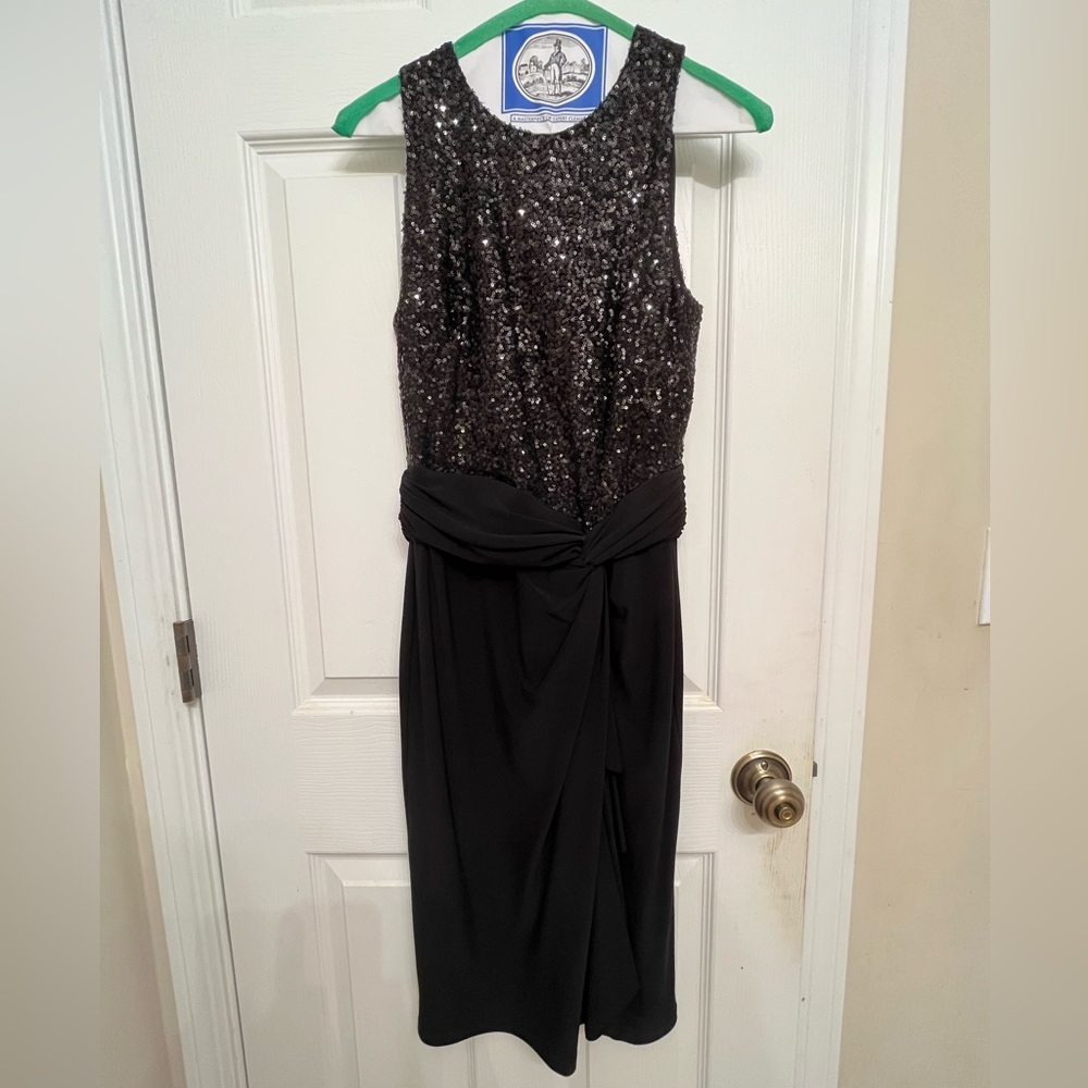Ralph Lauren Black Sequin Dress
